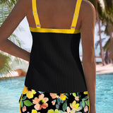 Elena | Dvoudílná elegantní souprava tankini