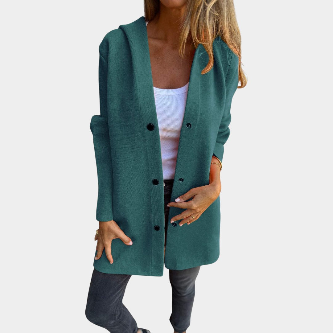 Caroline - Příjemná bunda na knoflíky