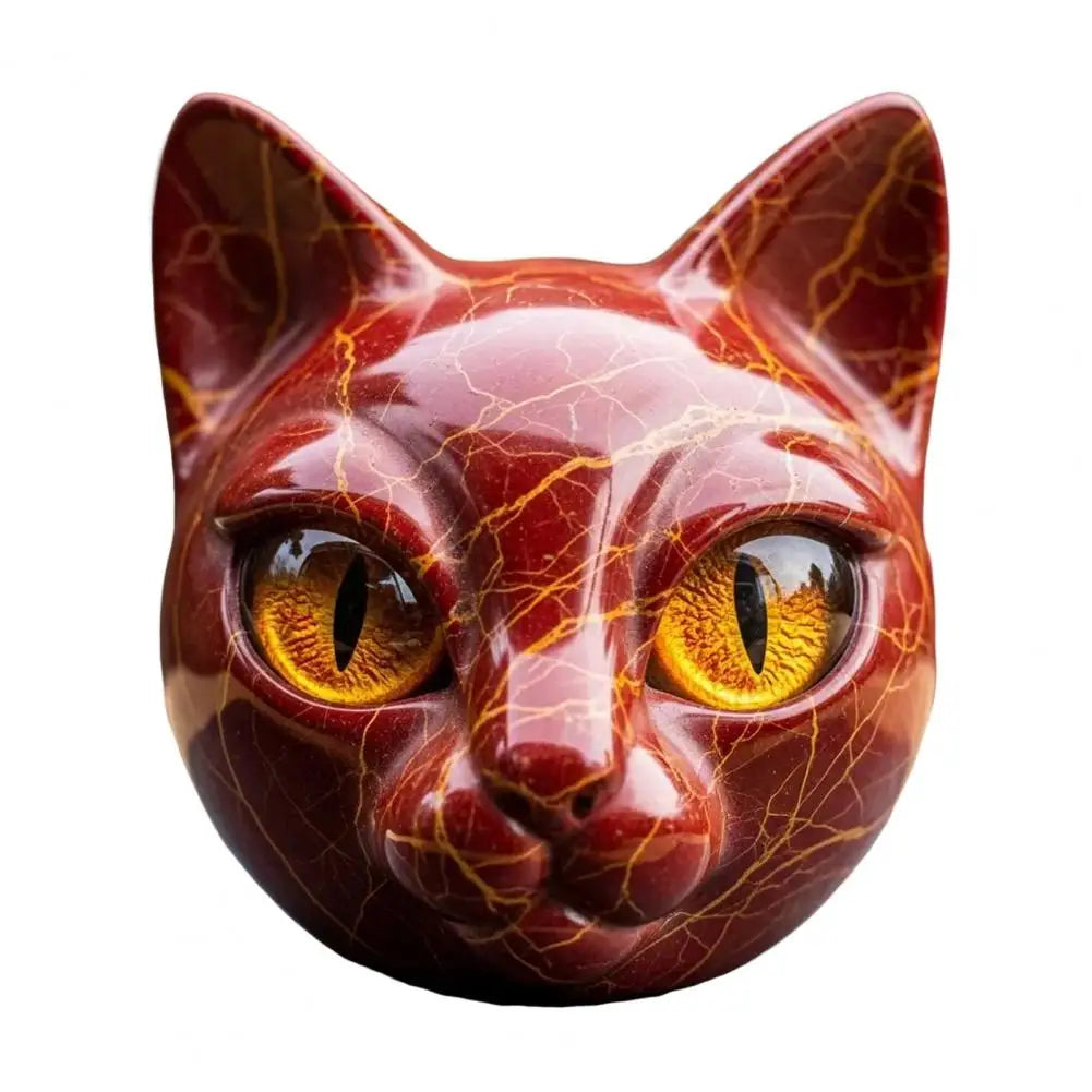 Černá kočka - Luxusní mystická socha černé kočky