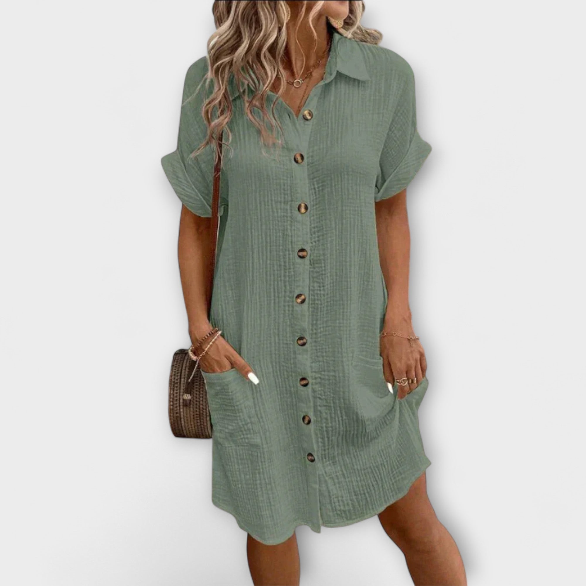 Aria - Klasické polo casual šaty