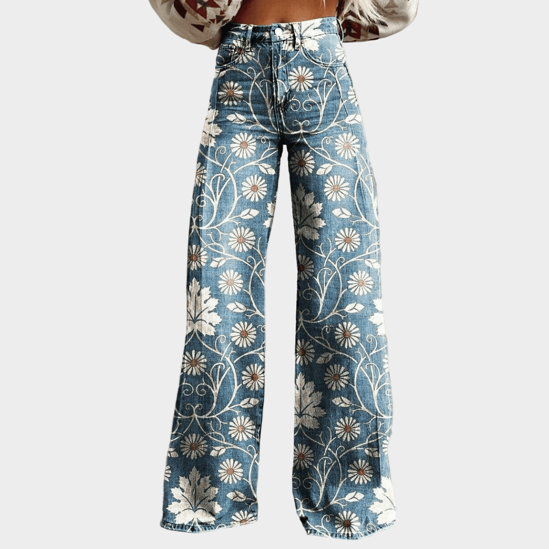 Vintage boho kalhoty